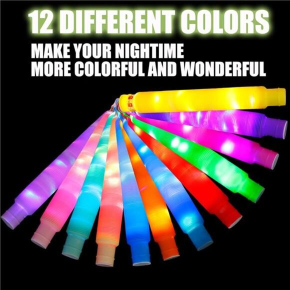 15 PCS Glow Sticks, Glow in The Dark Party Supplies, Bulk Light Up Party Favors - Picture 4 of 7